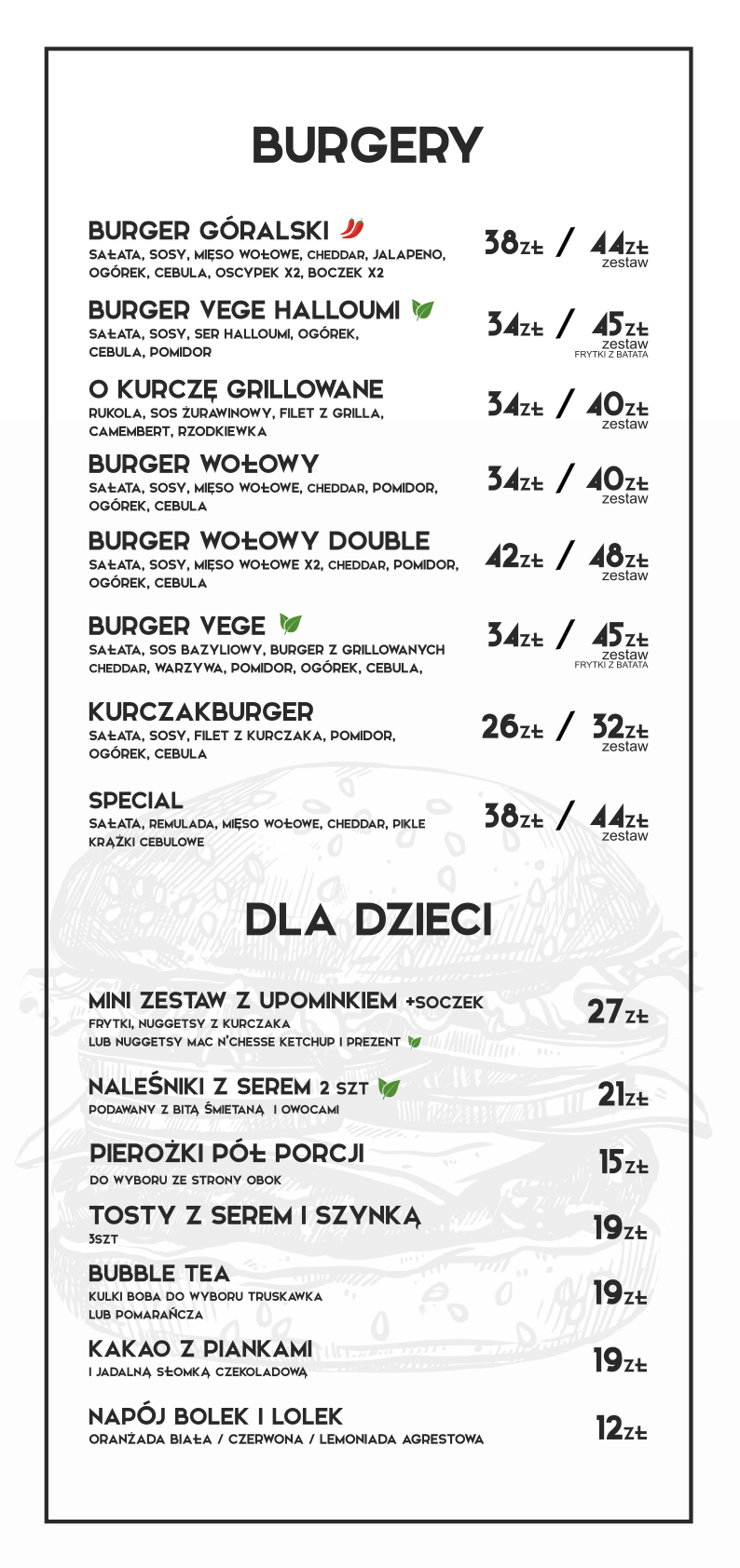 Menu część 2