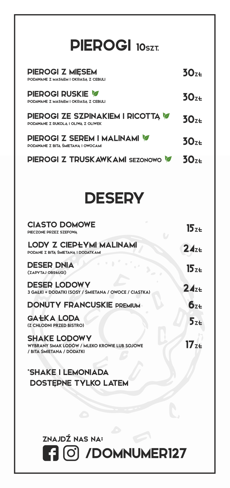Menu część 3